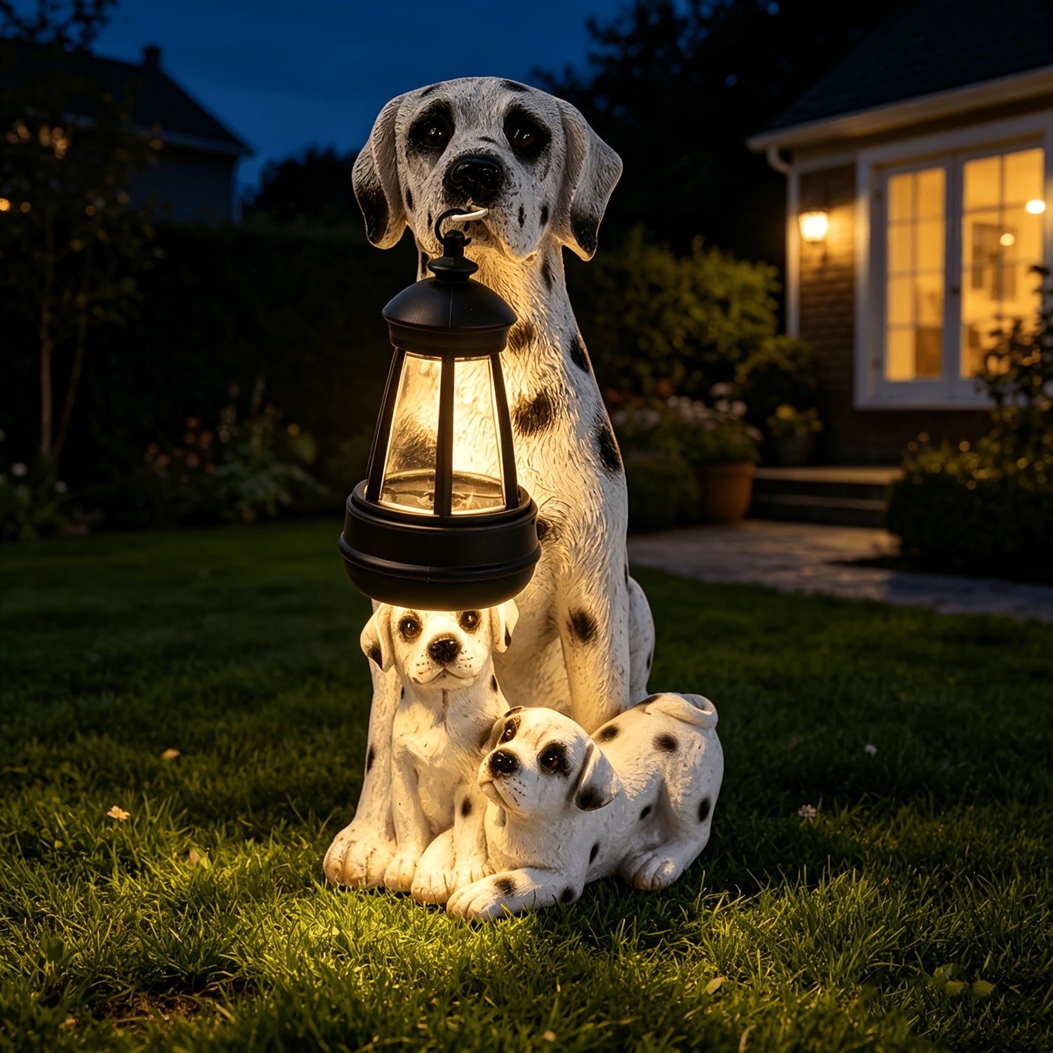 SolarPaw™ Dalmatian Lantern